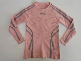 Seamless energy gathering to strengthen children's sports, skiing, warm and sweat-wicking cycling compression clothes